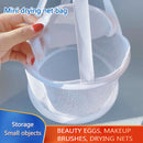 #A Beauty Egg Puff Drying Net Foldable Makeup Brush Drying Folding Hanging Dryin