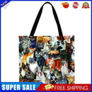 Cat Printed Shoulder Shopping Bag Casual Large Tote Handbag (40*40cm)