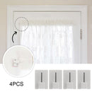 Self-adhesive Wall Hook Bathroom Towel Holder Curtain Hooks Storage Holder