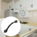 Black Butterfly Handle Kitchen Cupboard Door Pull Drawer Knob Furniture Har