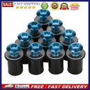 10pcs 5mm/0.20in Motorcycle Windscreen Windshield Bolt Screw Kit (Blue)