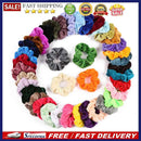 40pcs Elastic Velvet Scrunchies Set Women Ponytail Holder Tie Hair Ring Rop