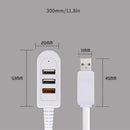 1xHigh Speed 4Port USB 2.0 Multi HUB Splitters Expansion Desktop Adapters I9E6