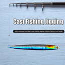40g Hard Metal Lead Casting Jig Fishing Lure Jigging Luminous Artificial Baits