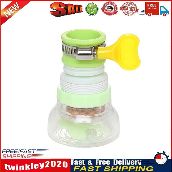 Kitchen Faucet Spouts Tap Splash-Proof Water Purifier Filter Tools (Green) Newly