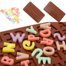 Tool Silicone Fondant DIY Alphabet Chocolate Letter Mould Cake Cookies