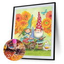 5D DIY Diamond Painting Kits Full Round Drill Gnome Family Mosaic Picture C