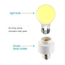 B2Q0 For Google Lamp Bases WiFi Smart Bulb Holder E27 Light Lamp Socket Adapter