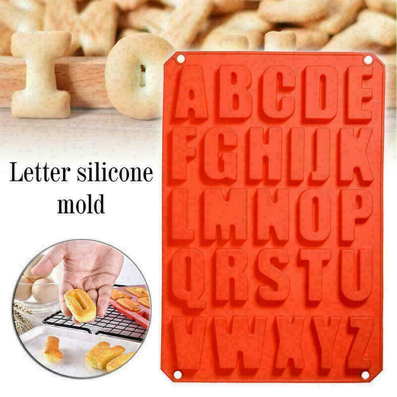 Silicone Letter Shape Mould Bakeware Pudding Cake Chocolate Maker Y0T0 Mold Y4H4
