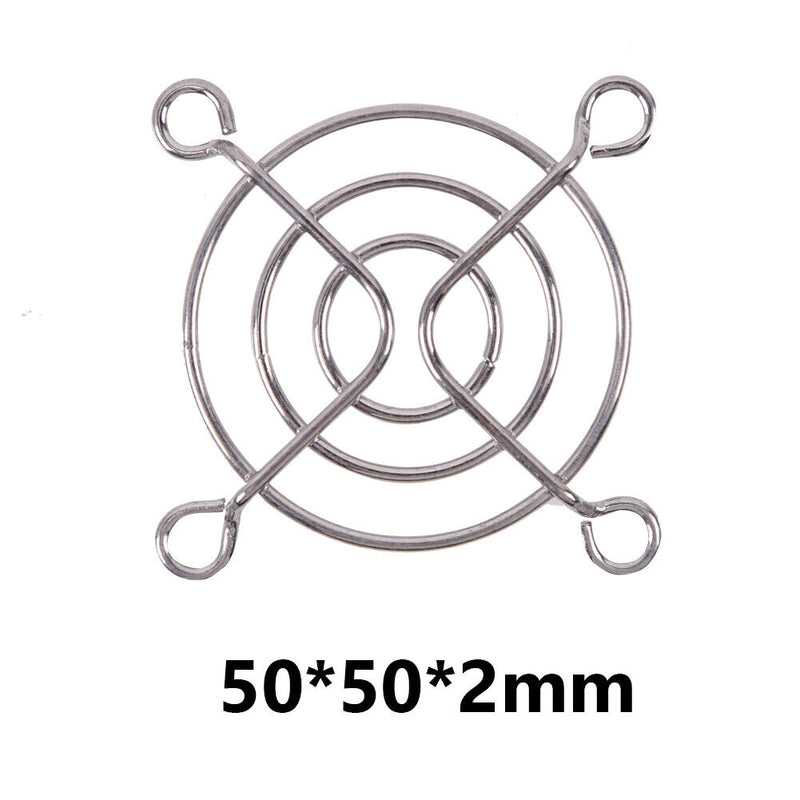 5pcs PC Case Fan Grills Computer Cooling Fan Finger Guard Protector (50mm) Newly