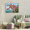 Hand Painted Oil Paint Kill Time Picture Colouring Seaside Camellia Artcrafts