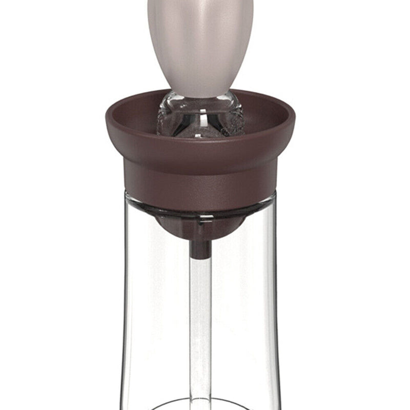 Silicone Oil Bottle BBQ Grill Brush Liquid Oil Pastry Baking Tools (Coffee)