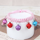 Collar Cat Dog Collar Adjustable Weave Handmade With Colorful Bell Cat Collars