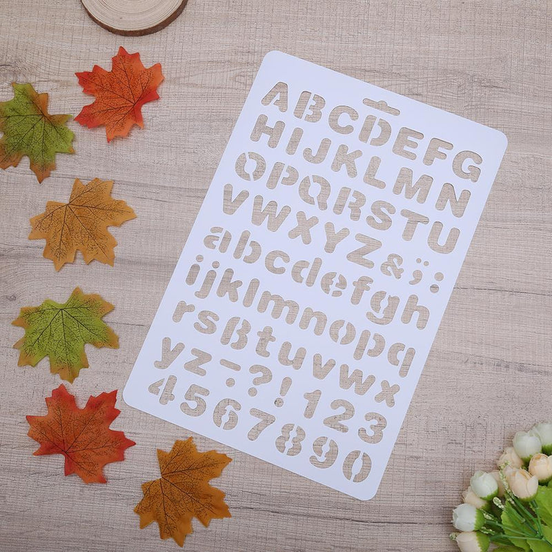 Lettering stencil letters alphabet stencils painting paper craft number