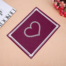Heart Folding Washable Silicone Lace Dot Nail Art Hand Pad Manicure Mat(C) Newly