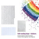 Diamond Painting Storage Book Kits Accessories (Self Sealing Bag+Stickers) Newly