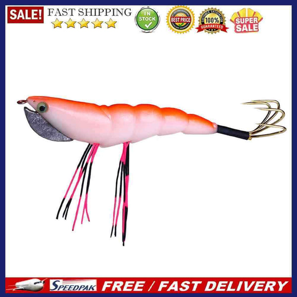 Wood Shrimp Simulation Fishing Lures 12cm 17.2g Artificial Bait Fishing Tackl