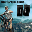 1 Pair RISK Road Bike Handlebar Tape Plugs Bicycle Bar Fixed Ring (Black) Newly