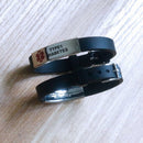 Medical Alert Bracelet COPD Allergy Silicone Wristbands (Type1 Diabetic) Newly