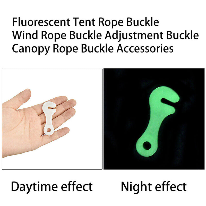 Windproof Cord Fixing Buckle Canopy Rope Tensioner Stopper Camping Accessor