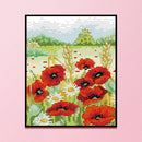 Partial Cross Stitch Artwork 14CT Printed Spring Needlework Home Ornament