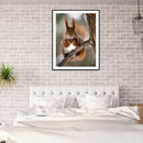 5D DIY Squirrel Full Round Drill Mosaic Diamond Painting Rhinestone Crafts Dr