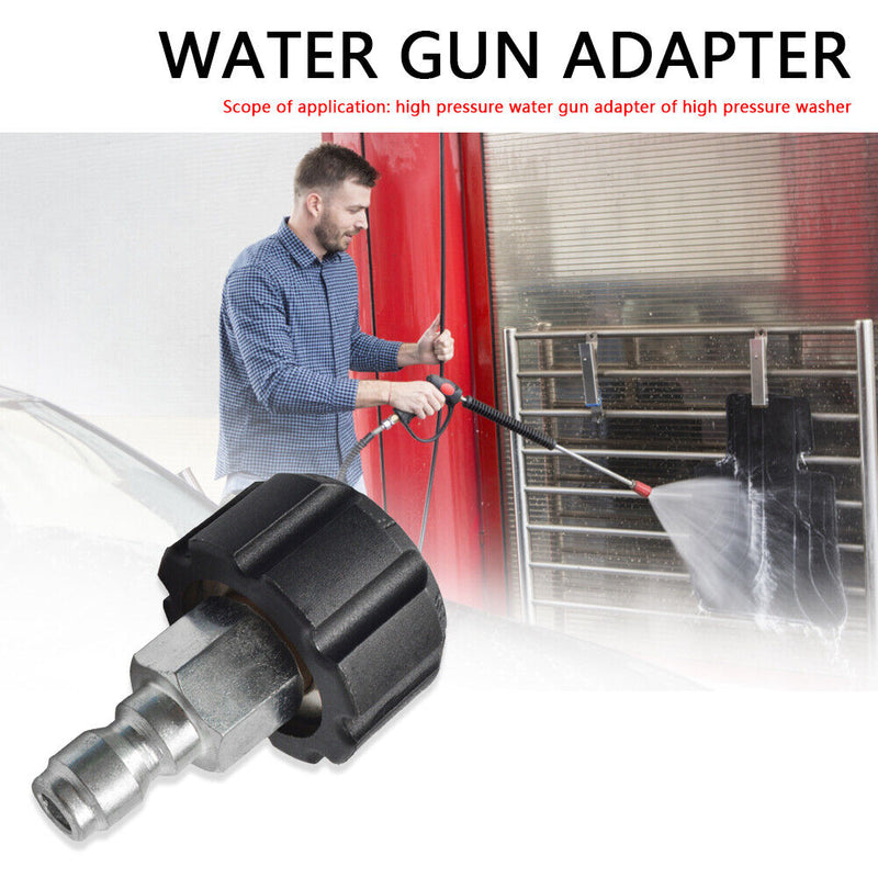 1/4 3/8 Quick Disconnect Male to M22 14 15 Female Adapter for Pressure Wash