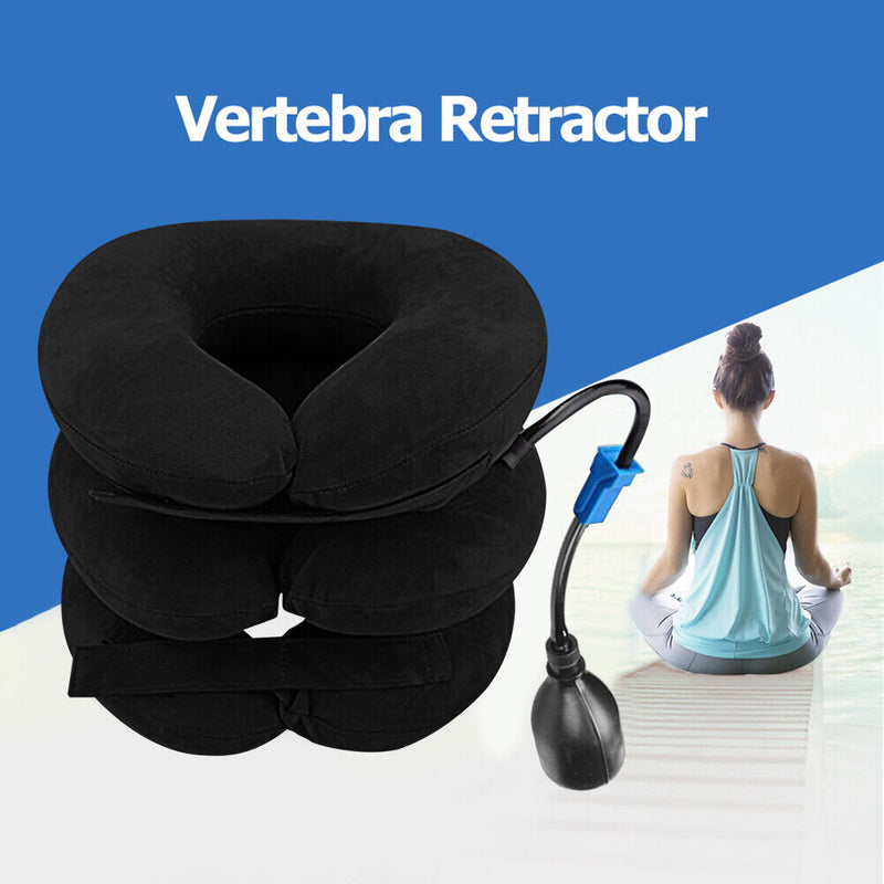 Inflatable Neck Stretcher 3 Tubes Cervical Traction Orthopedic Massage Coll