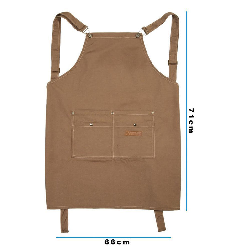 Men Lady Daily Apron Adjustable Cafe Restaurant Pinafore Kitchen Home (E) Newly