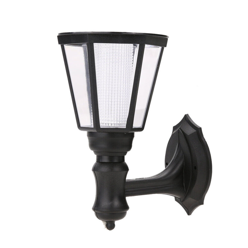 Solar Power LED Light Path Way Wall Landscape Garden Lamp (Warm White) Newly