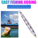 40g Hard Metal Lead Casting Jig Fishing Lure Jigging Luminous Artificial Ba