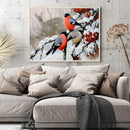 DIY Paint By Number Kit Snow Bird Animal Acrylic Paint Art Craft Decoration Gift