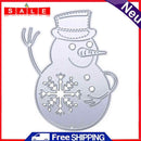 AVZYARDY Snowman Punching Stencil Silicone Stencil Punching Molds Stencil Coal