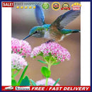 5D DIY Diamond Painting Kits Hummingbird on Flower Full Square Drill Wall Mos