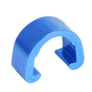 5pcs Bike Bicycle Cycle C-Clips Buckles Pants Brake Line Gear Cable (Blue)