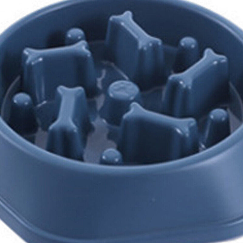 Pet Dog Feeding Food Bowls Puppy Slow Down Eating Feeder Dish Bowl Pet Supp
