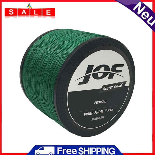 4 Strands 300m PE Braided Fishing Line 28-45LB Monofilament Smooth for Carp Fish