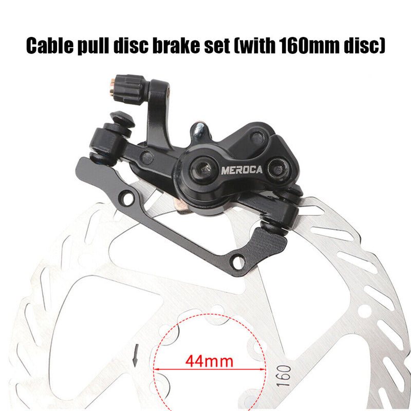 MEROCA MTB Bike Disc Brake Calipers Rotor Set Scooter Front Rear Bicycle Parts