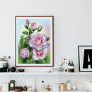 #A DIY Diamond Drawing Kit Flower Series 5D Full Round Drill Wall Art Crafts Mos