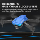 LS/RC F185 Pro 4K HD Single Camera FPV RC Drone with Battery (Blue)
