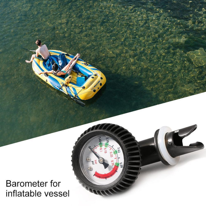 Inflatable Boat Air Pressure Gauge Thermometer Connector for Kayak Raft Surfing