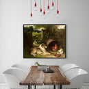 Dog Chicken Oil Paint By Numbers Kit DIY Acrylic Painting on Canvas (B1487)