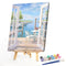 Drawing Paintwork Outside Door Seascape Home Room Decor 40x50cm Without Frame