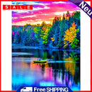 5D Diamond Painting Kit Landscape Landscape Full Round Diamond Mosaic