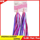 2pcs Children Kids Bike Decor Ribbon Bicycle Handlebar Colorful Tassel Streamers