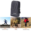 Male Oxford Cloth Mobile Phone Holder Zipper Outdoor Jogging Sports Running Bag