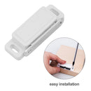 2pcs Magnetic Door Stop Closer Kitchen Cupboard Wardrobe Furniture Damper Buf