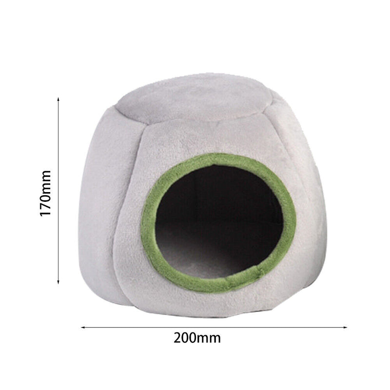 Pet Hamster Bed House Small Animal Nest Winter Warm Cage for Guinea Pig Hedgehog