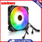 COOLMOON 12cm Cooling Fan Temperature Control ARGB PC Computer Cooler Case Fan