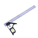 300mm(12'')Adjustable Engineer Combination Try Square Set Right Angle Ruler